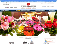 Tablet Screenshot of manhattanflowerdelivery.com